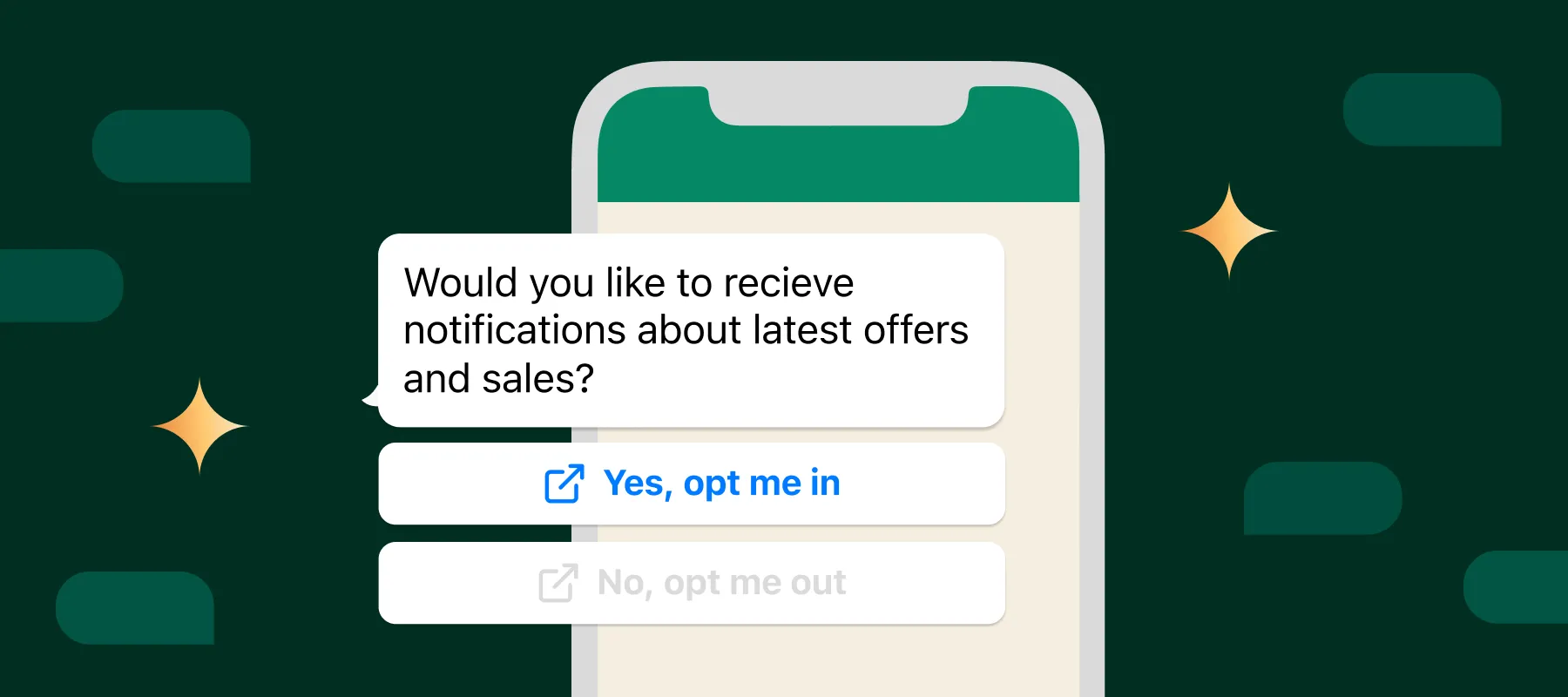 Opt-in, opt-out וכפתור יציאה (LEAVE) ב‑WhatsApp